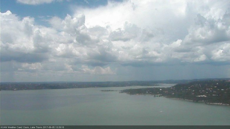 Lake Travis webcam, June 5, 2017 1:00 PM CT