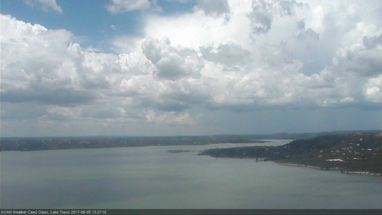 Lake Travis webcam, June 5, 2017 1:05 PM CT