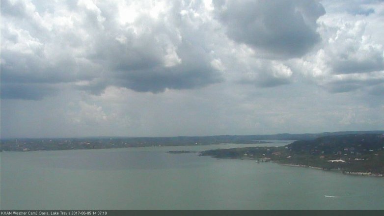 Lake Travis webcam, June 5, 2017 1:25 PM CT