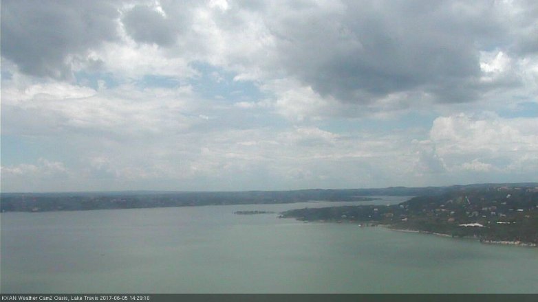 Lake Travis webcam, June 5, 2017 1:50 PM CT