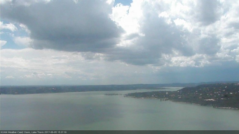 Lake Travis webcam, June 5, 2017 2:45 PM CT