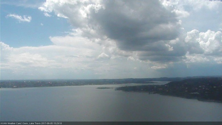 Lake Travis webcam, June 5, 2017 3:00 PM CT