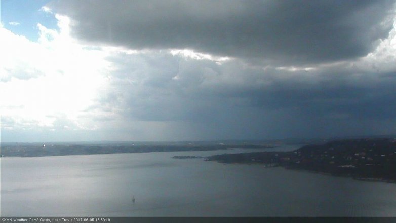 Lake Travis webcam, June 5, 2017 3:05 PM CT
