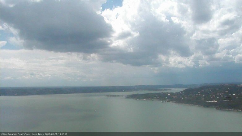 Lake Travis webcam, June 5, 2017 3:10 PM CT