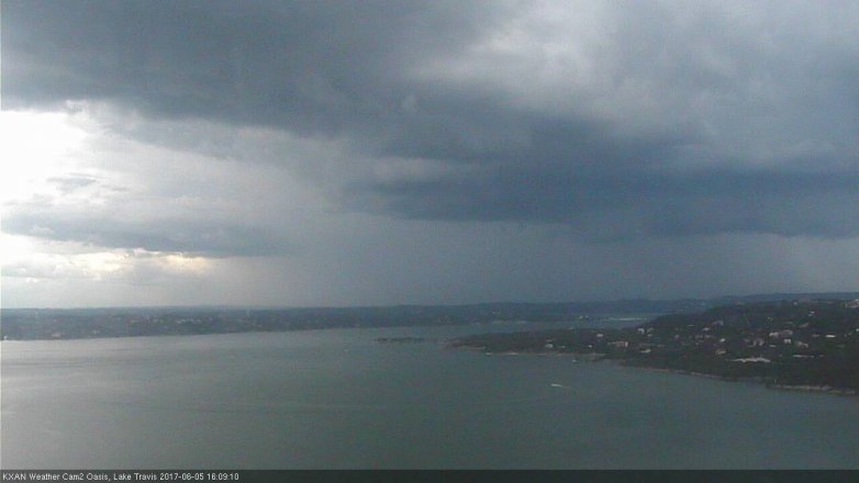 Lake Travis webcam, June 5, 2017 3:15 PM CT
