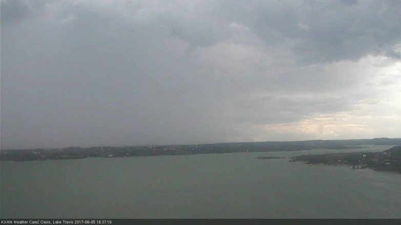 Lake Travis webcam, June 5, 2017 3:55 PM CT