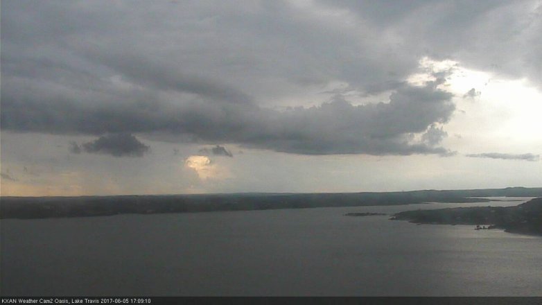 Lake Travis webcam, June 5, 2017 4:35 PM CT