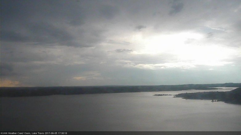 Lake Travis webcam, June 5, 2017 4:45 PM CT