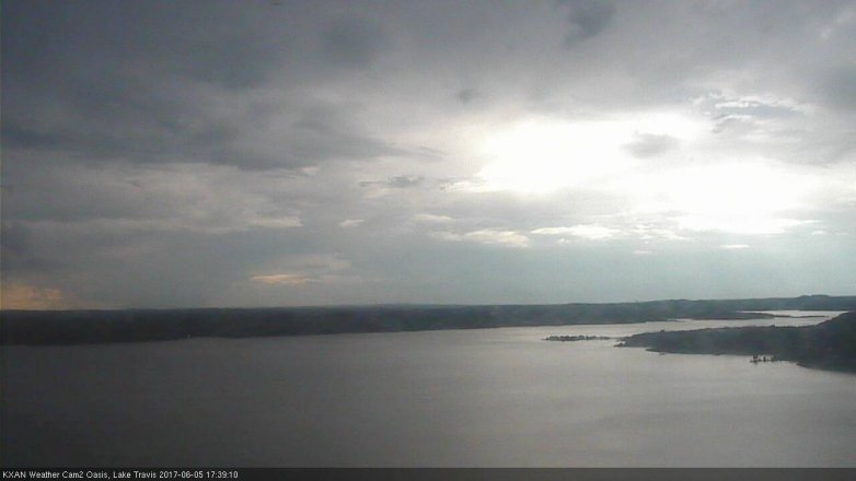 Lake Travis webcam, June 5, 2017 4:55 PM CT