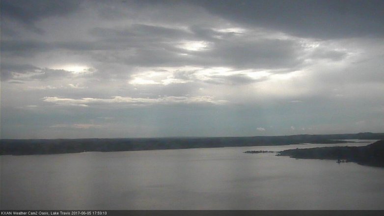 Lake Travis webcam, June 5, 2017 5:05 PM CT