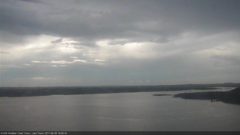 Lake Travis webcam, June 5, 2017 5:15 PM CT