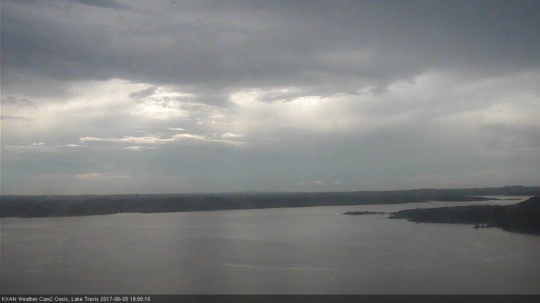 Lake Travis webcam, June 5, 2017 5:20 PM CT