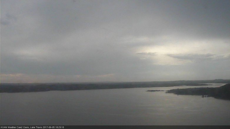 Lake Travis webcam, June 5, 2017 5:40 PM CT