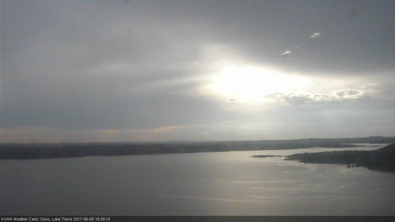 Lake Travis webcam, June 5, 2017 5:45 PM CT