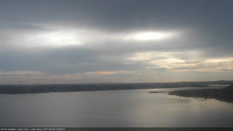 Lake Travis webcam, June 5, 2017 6:30 PM CT