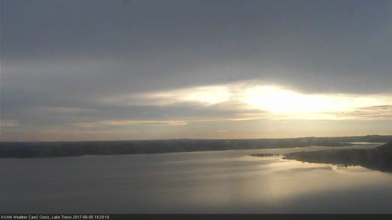 Lake Travis webcam, June 5, 2017 6:50 PM CT