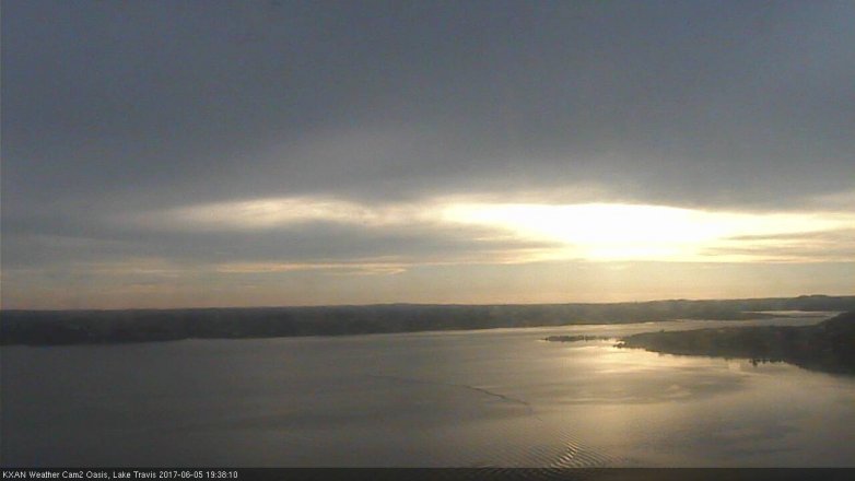 Lake Travis webcam, June 5, 2017 7:00 PM CT