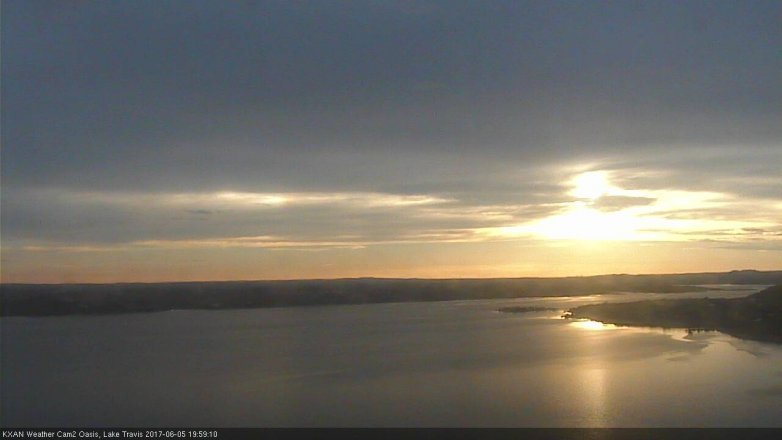 Lake Travis webcam, June 5, 2017 7:20 PM CT