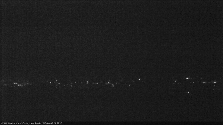 Lake Travis webcam, June 5, 2017 9:10 PM CT