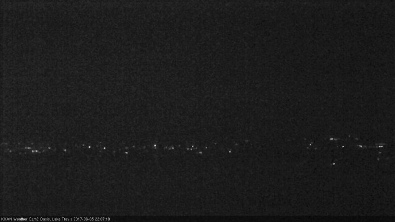 Lake Travis webcam, June 5, 2017 9:15 PM CT