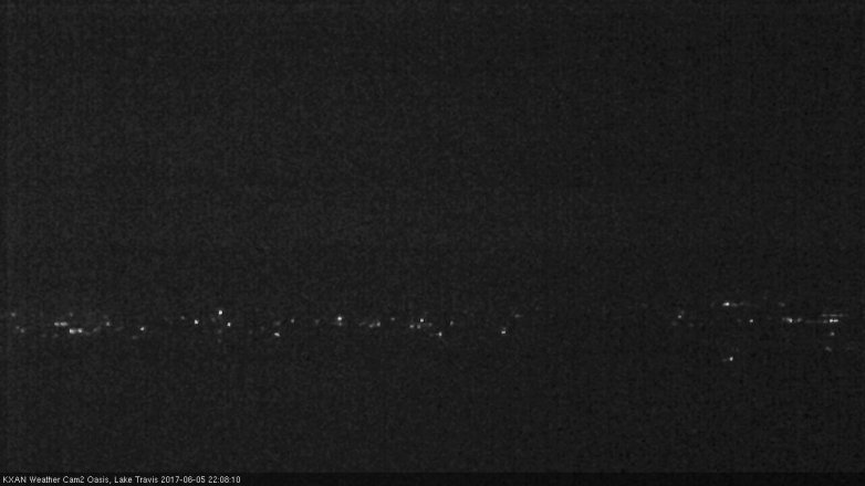 Lake Travis webcam, June 5, 2017 9:40 PM CT