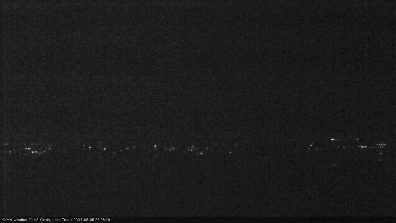 Lake Travis webcam, June 5, 2017 10:15 PM CT
