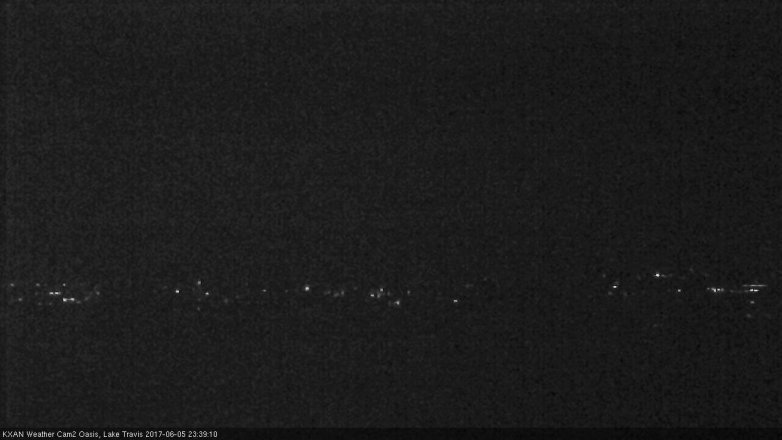 Lake Travis webcam, June 5, 2017 11:05 PM CT