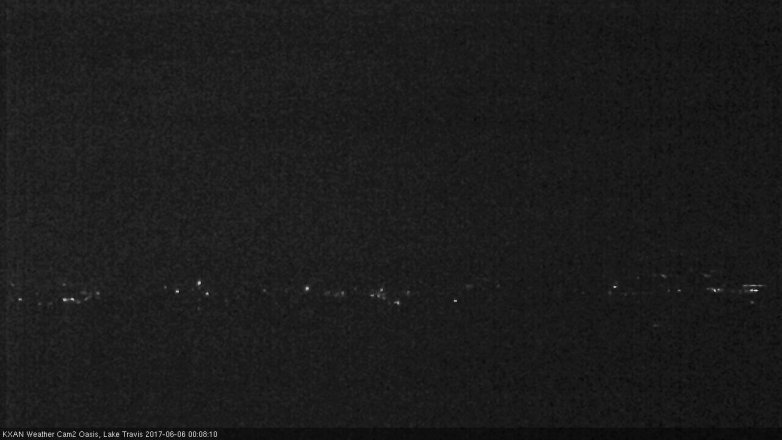 Lake Travis webcam, June 5, 2017 11:30 PM CT