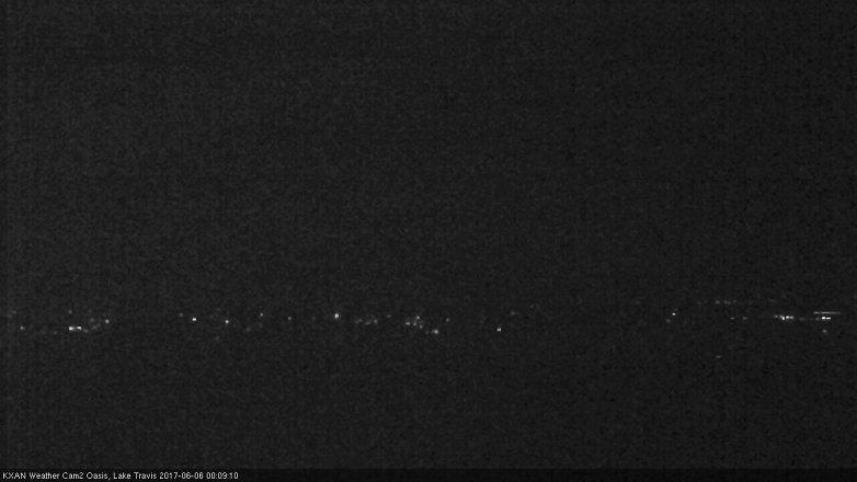 Lake Travis webcam, June 5, 2017 11:35 PM CT
