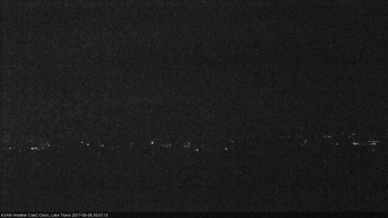 Lake Travis webcam, June 5, 2017 11:40 PM CT