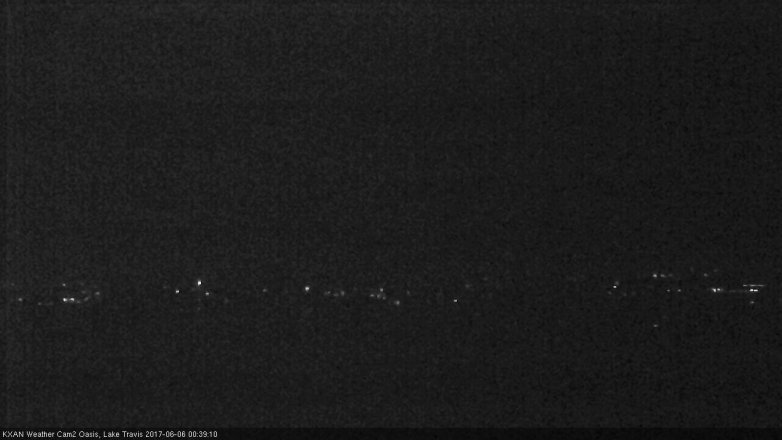 Lake Travis webcam, June 5, 2017 11:45 PM CT