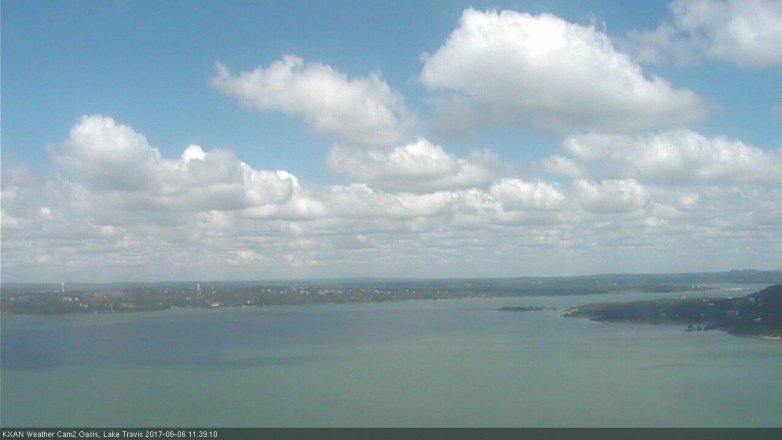 Lake Travis webcam, June 6, 2017 10:45 AM CT
