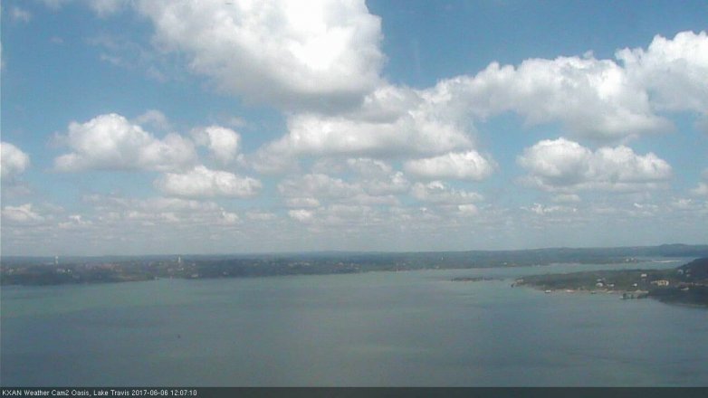 Lake Travis webcam, June 6, 2017 11:25 AM CT