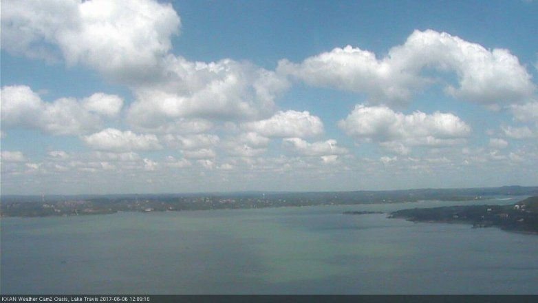 Lake Travis webcam, June 6, 2017 11:30 AM CT