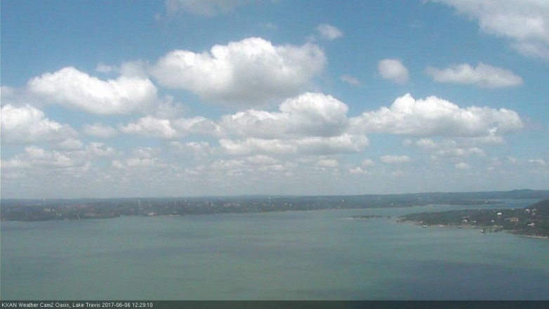 Lake Travis webcam, June 6, 2017 11:35 AM CT