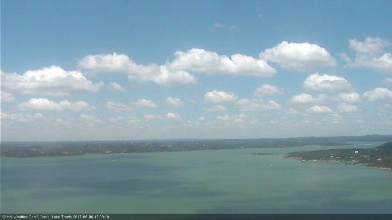 Lake Travis webcam, June 6, 2017 12:25 PM CT