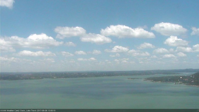 Lake Travis webcam, June 6, 2017 12:30 PM CT