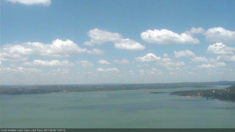 Lake Travis webcam, June 6, 2017 12:35 PM CT