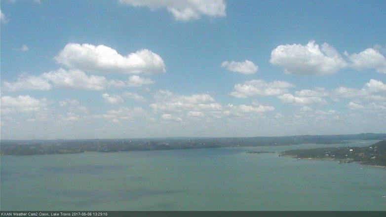 Lake Travis webcam, June 6, 2017 12:55 PM CT