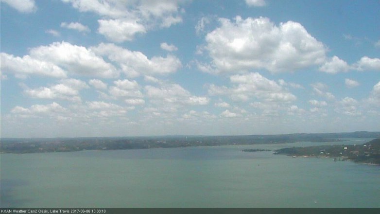 Lake Travis webcam, June 6, 2017 1:05 PM CT