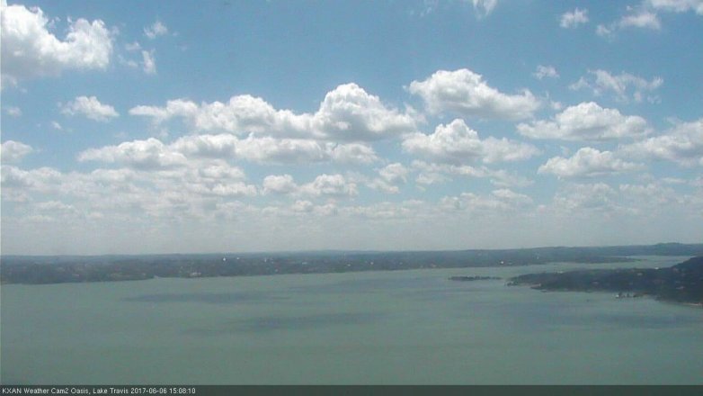 Lake Travis webcam, June 6, 2017 2:15 PM CT