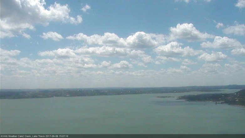 Lake Travis webcam, June 6, 2017 2:40 PM CT