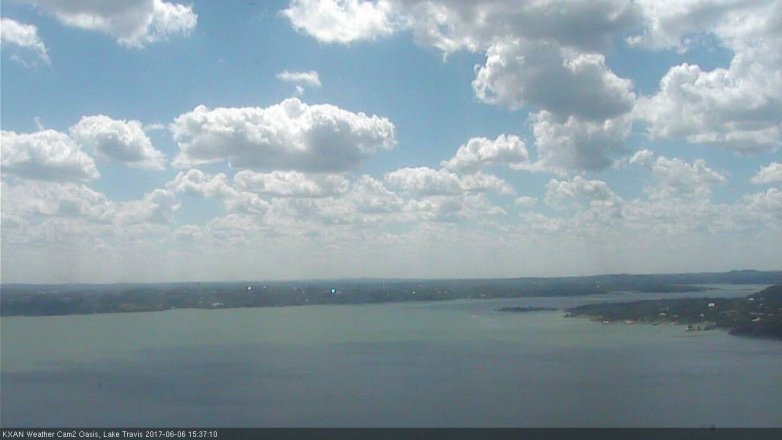 Lake Travis webcam, June 6, 2017 3:05 PM CT