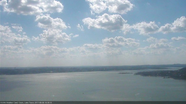 Lake Travis webcam, June 6, 2017 4:10 PM CT