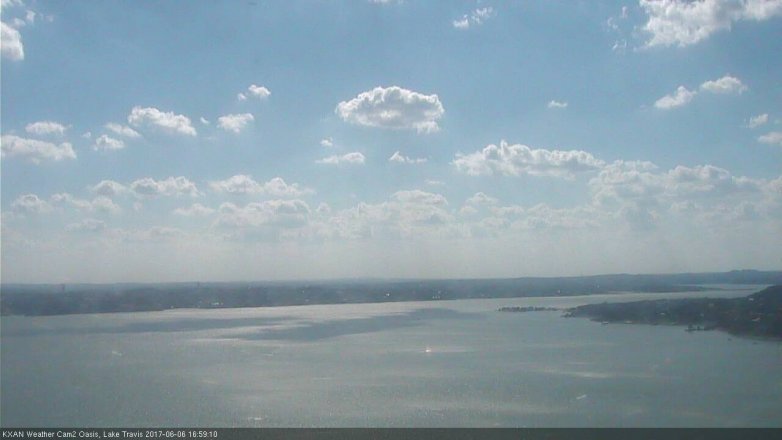 Lake Travis webcam, June 6, 2017 4:15 PM CT