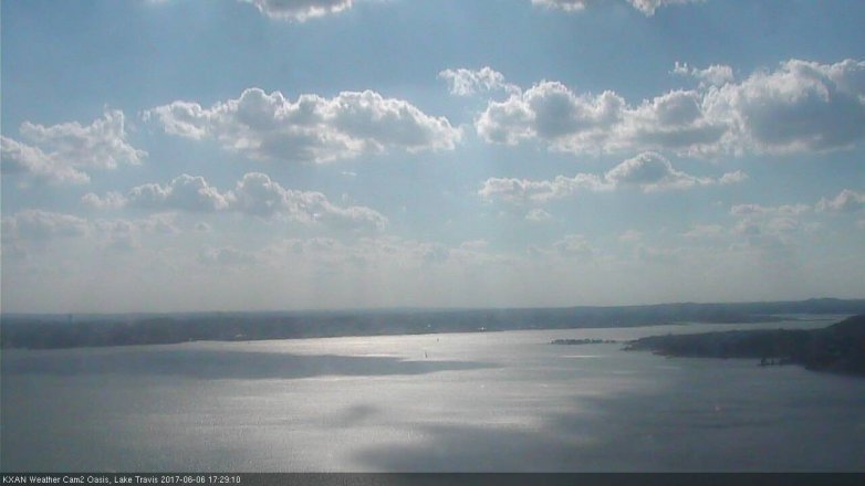 Lake Travis webcam, June 6, 2017 4:40 PM CT