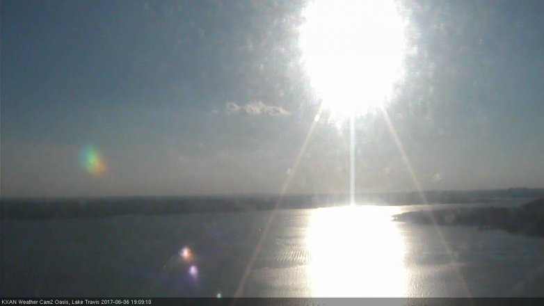 Lake Travis webcam, June 6, 2017 6:25 PM CT