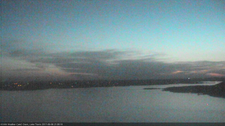 Lake Travis webcam, June 6, 2017 8:35 PM CT
