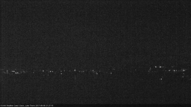 Lake Travis webcam, June 6, 2017 8:50 PM CT