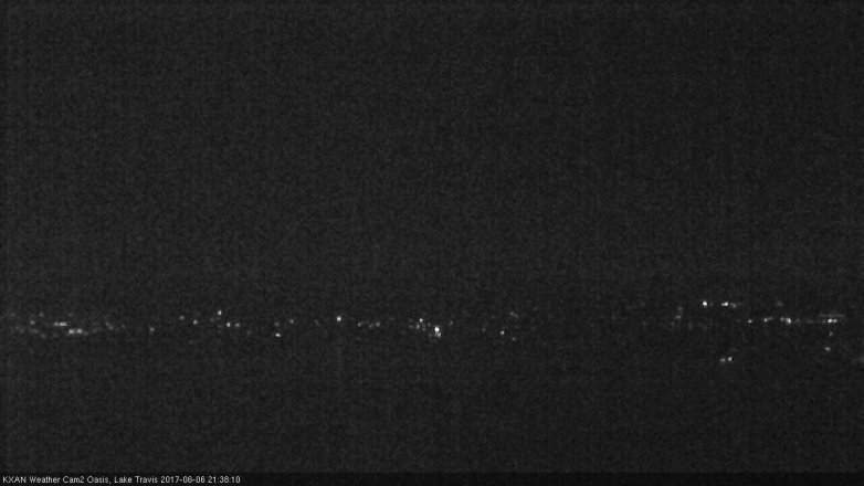 Lake Travis webcam, June 6, 2017 9:05 PM CT